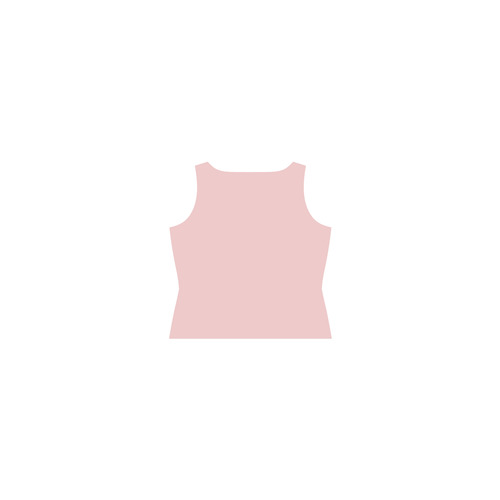 Rose Quartz Sleeveless Splicing Shift Dress(Model D17)