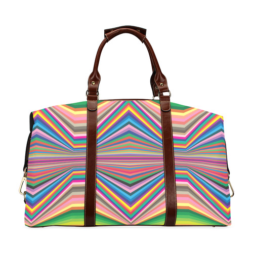 Colorful optic Classic Travel Bag (Model 1643) Remake