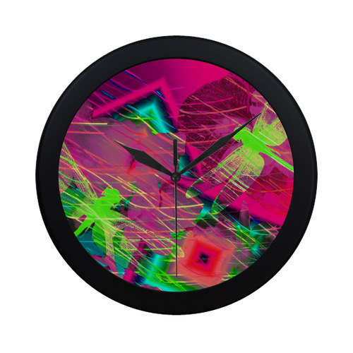 Dragonflies22 Circular Plastic Wall clock