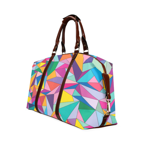 Colored triangles Classic Travel Bag (Model 1643) Remake