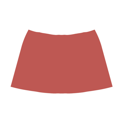 Aurora Red Mnemosyne Women's Crepe Skirt (Model D16)