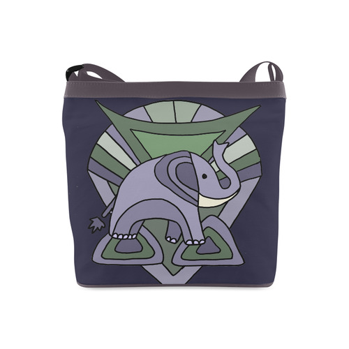 Cool Elephant Abstract Crossbody Bags (Model 1613)