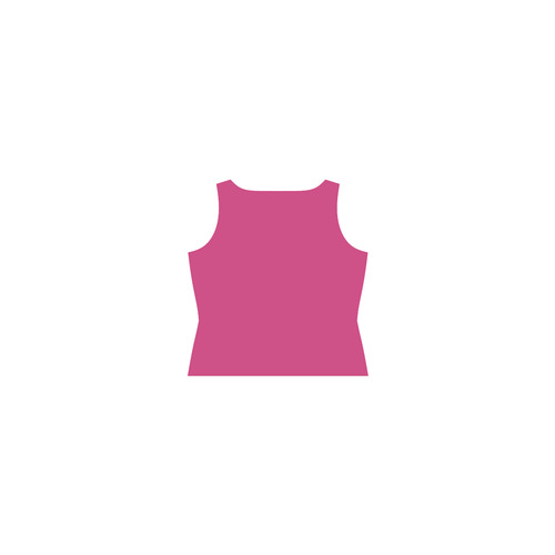 Pink Yarrow Sleeveless Splicing Shift Dress(Model D17)