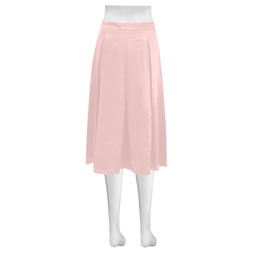 Rose Quartz Mnemosyne Women's Crepe Skirt (Model D16)
