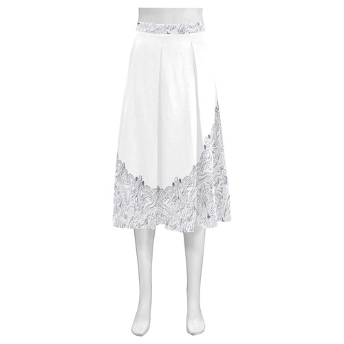 1226 Mnemosyne Women's Crepe Skirt (Model D16)