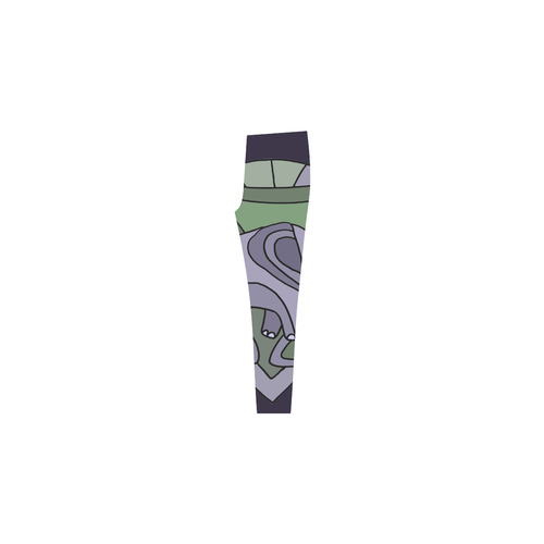 Cool Elephant Abstract Cassandra Women's Leggings (Model L01)