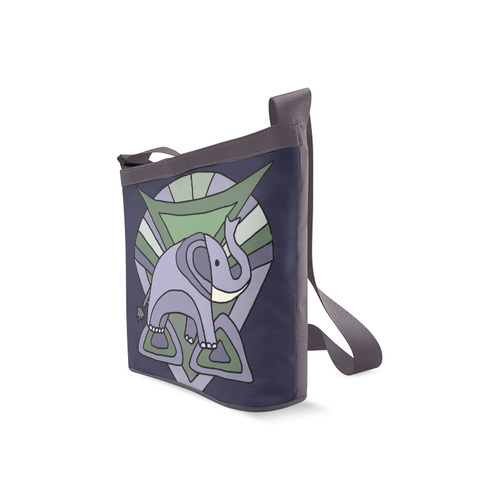 Cool Elephant Abstract Crossbody Bags (Model 1613)