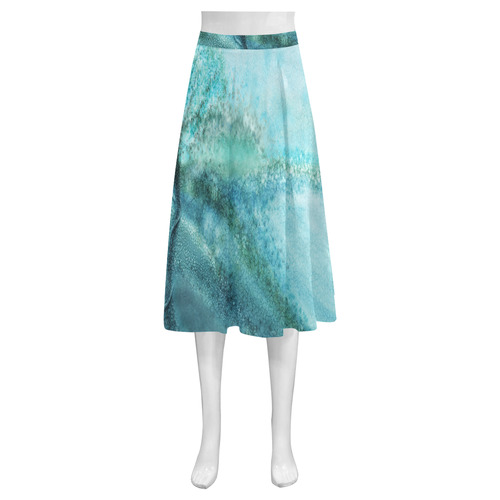 844 Mnemosyne Women's Crepe Skirt (Model D16)