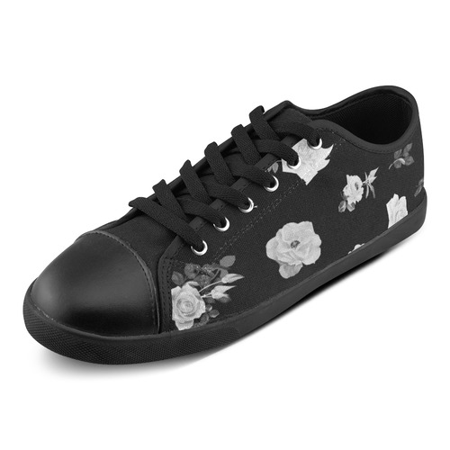 Black and grey Luxury artistic boots vintage edition 2016 Canvas Shoes for Women/Large Size (Model 016)