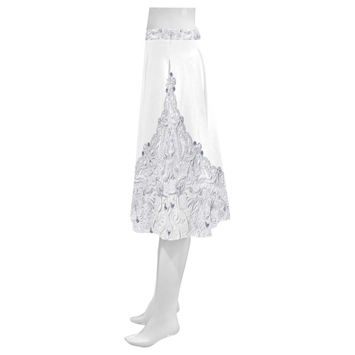 1226 Mnemosyne Women's Crepe Skirt (Model D16)