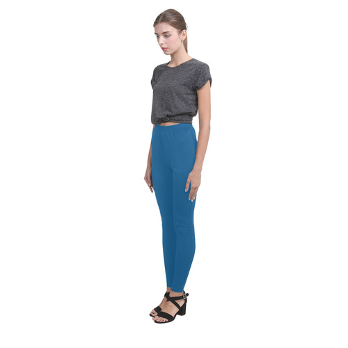 Snorkel Blue Cassandra Women's Leggings (Model L01)