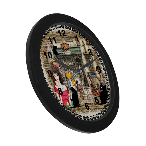 Anton pieck chemist shop Circular Plastic Wall clock