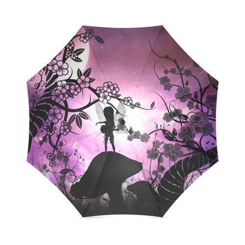 Playing fairy, fantasy forest Foldable Umbrella (Model U01)
