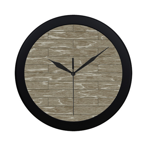 wooden floor 6 Circular Plastic Wall clock