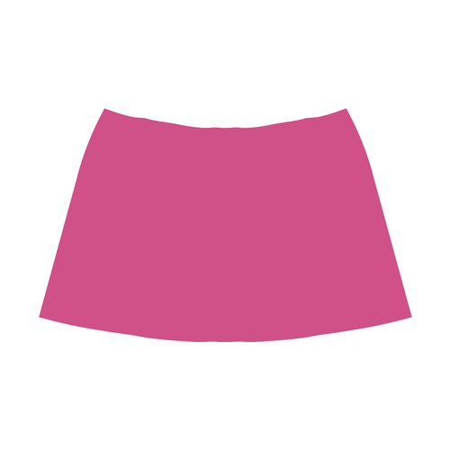 Pink Yarrow Mnemosyne Women's Crepe Skirt (Model D16)