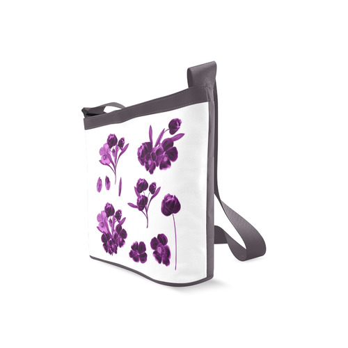 Artistic floral hand-drawn designers Bag. Russia original Floral art by Mariia. Collection 2016. Crossbody Bags (Model 1613)