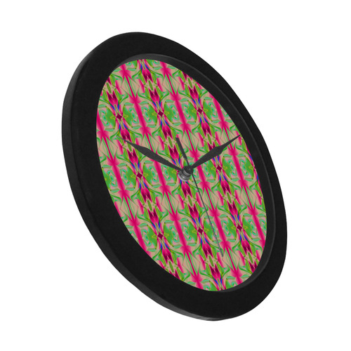 Abstract Ornament AAQ Circular Plastic Wall clock