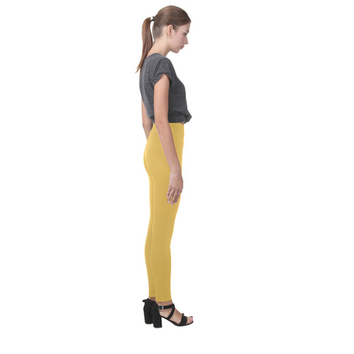 Spicy Mustard Cassandra Women's Leggings (Model L01)