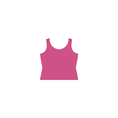 Pink Yarrow Sleeveless Splicing Shift Dress(Model D17)