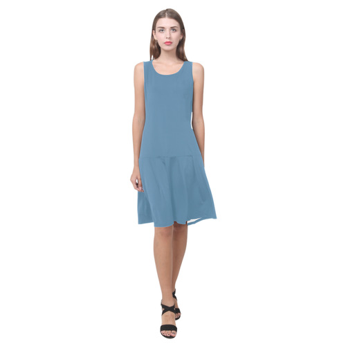 Niagara Sleeveless Splicing Shift Dress(Model D17)