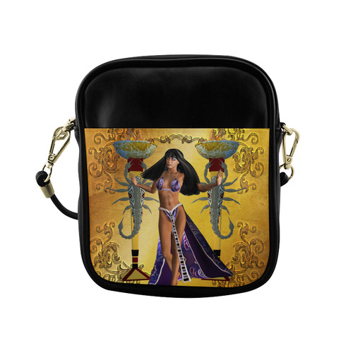 Egyptian women with scorpion Sling Bag (Model 1627)