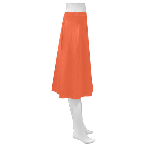 Flame Mnemosyne Women's Crepe Skirt (Model D16)