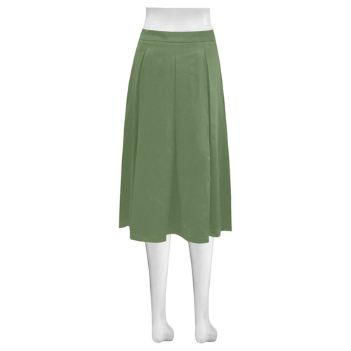 Kale Mnemosyne Women's Crepe Skirt (Model D16)