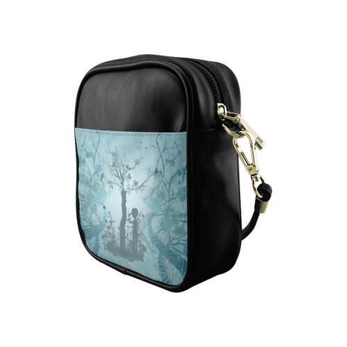 Cute fairy with little dragon Sling Bag (Model 1627)