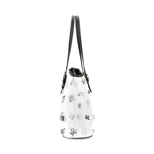 Black and white artistic Designers bag collection 2016 : NEW IN SHOP! Shop now Leather Tote Bag/Large (Model 1640)