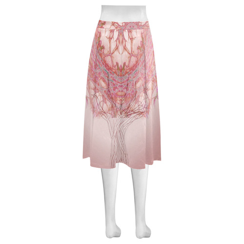 437 Mnemosyne Women's Crepe Skirt (Model D16)