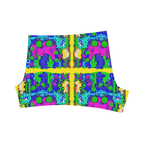 Shimmering Landscape Pop Art Briseis Skinny Shorts (Model L04)