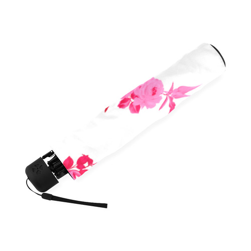 Pink floral Umbrella / New artistic umbrella in our Shop Collection 2016 with handdrawn Art Foldable Umbrella (Model U01)