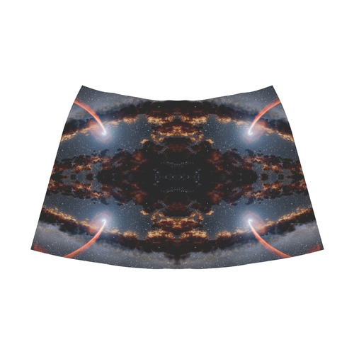 NASA: Black Hole Eating a Star Astronomy Abstract Mnemosyne Women's Crepe Skirt (Model D16)