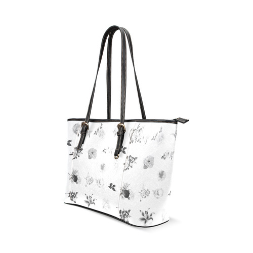 Black and white artistic Designers bag collection 2016 : NEW IN SHOP! Shop now Leather Tote Bag/Large (Model 1640)