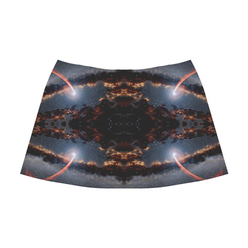 NASA: Black Hole Eating a Star Astronomy Abstract Mnemosyne Women's Crepe Skirt (Model D16)