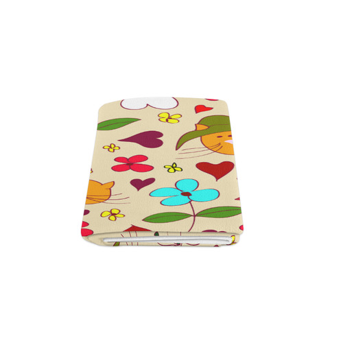 Cat Flower Hat Cute Floral Hearts Flowers Blanket 50"x60"