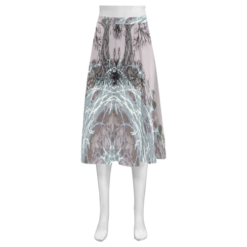 439 Mnemosyne Women's Crepe Skirt (Model D16)