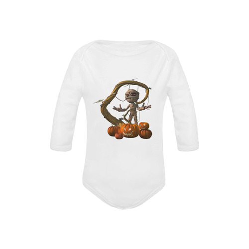 Funny, cute mummy Baby Powder Organic Long Sleeve One Piece (Model T27)