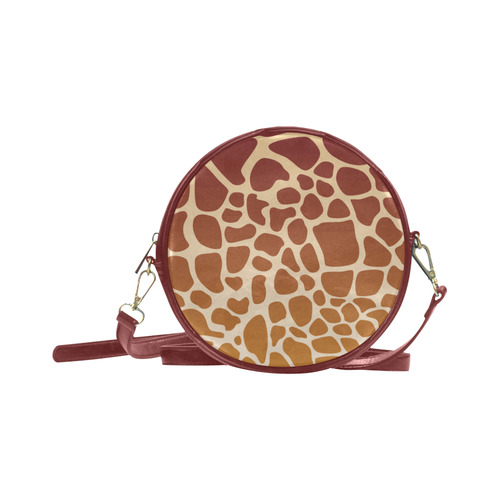 toppers animal print Round Sling Bag (Model 1647)