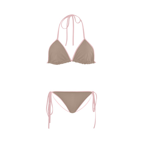 Warm Taupe Custom Bikini Swimsuit