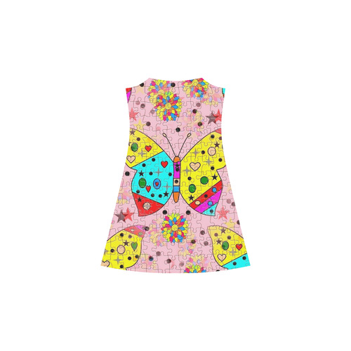 Butterfly Pop by Popart Lover Alcestis Slip Dress (Model D05)