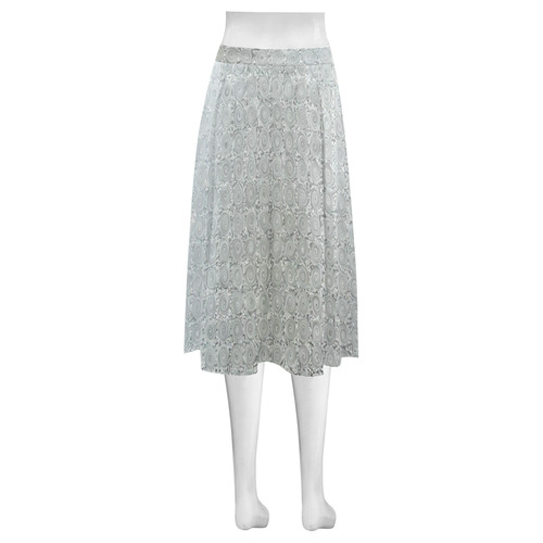 sliver 3 Mnemosyne Women's Crepe Skirt (Model D16)