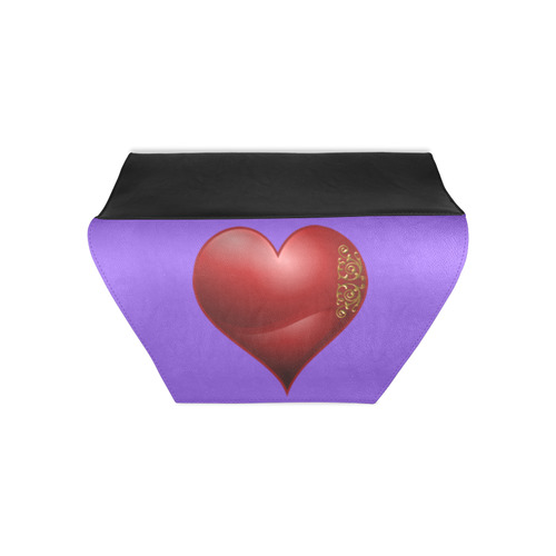 Heart Symbol Casino Poker Card Shape Clutch Bag (Model 1630)