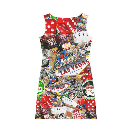 Las Vegas Icons - Gamblers Delight Round Collar Dress (D22)