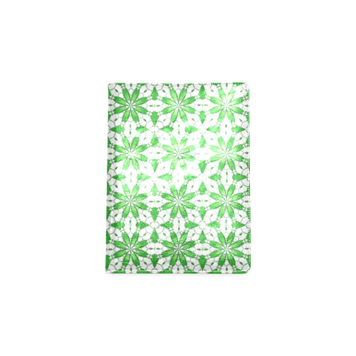 Green and White Floral Custom NoteBook B5