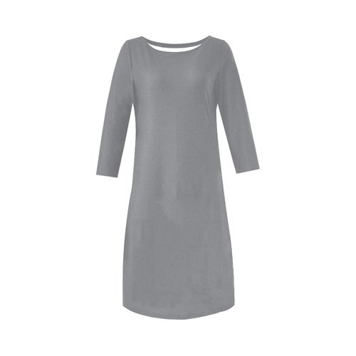 Sharkskin Round Collar Dress (D22)