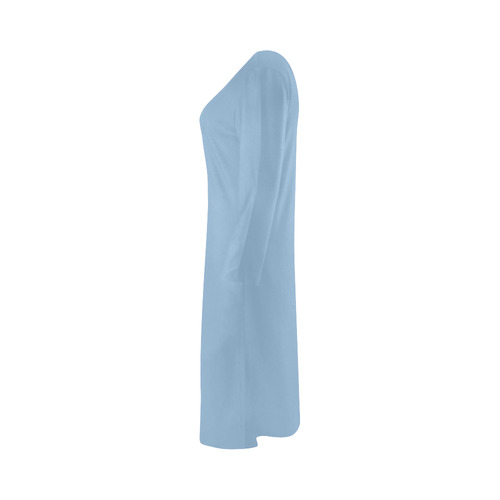 Airy Blue Bateau A-Line Skirt (D21)