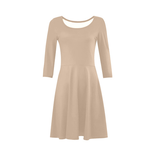 Hazelnut 3/4 Sleeve Sundress (D23)