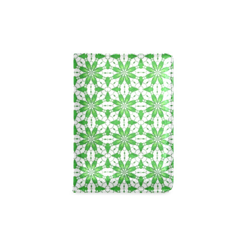 Green and White Floral Custom NoteBook A5
