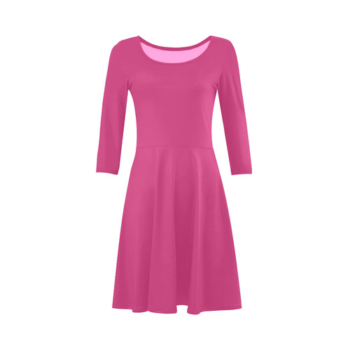 Pink Yarrow 3/4 Sleeve Sundress (D23)